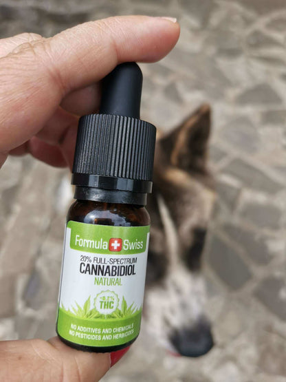 Formula Swiss aceite CBD orgánico en aceite natural