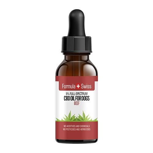 Ternera, Aceite de CBD con MCT para perros
